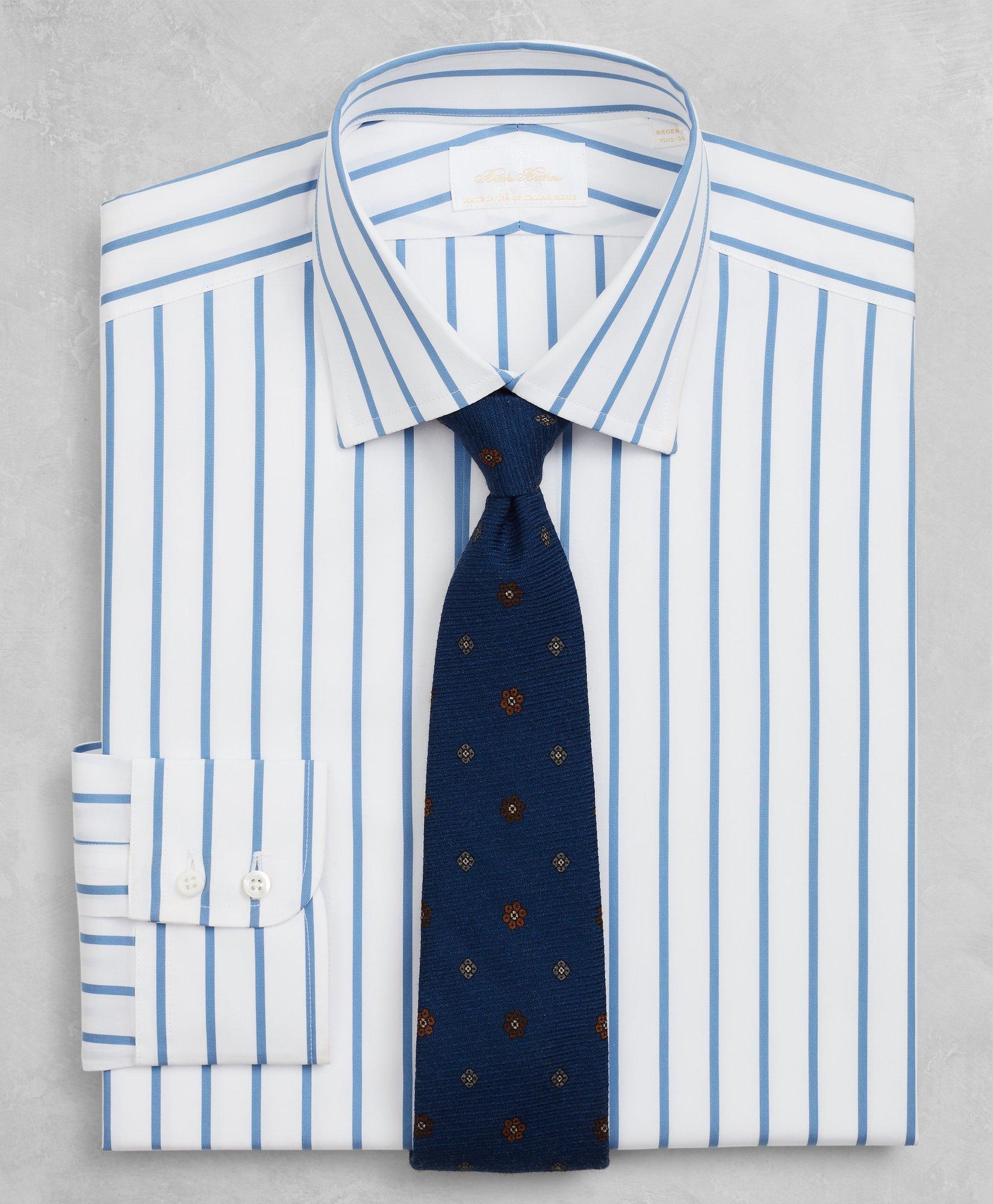 bold stripe dress shirt