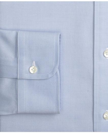Stretch Milano Slim-Fit Dress Shirt, Non-Iron Pinpoint Spread Collar, image 3