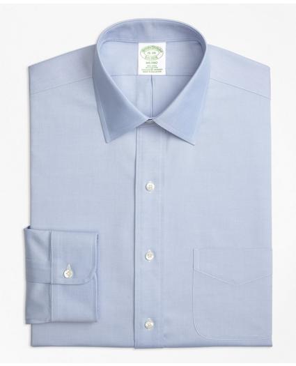 Stretch Milano Slim-Fit Dress Shirt, Non-Iron Pinpoint Spread Collar, image 4