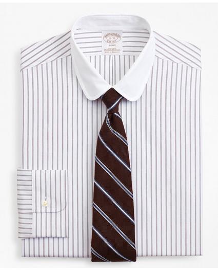 Stretch Soho Extra-Slim Fit Dress Shirt, Dotted-Stripe, image 1