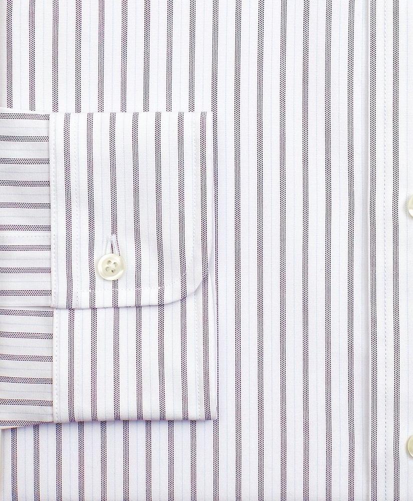 Stretch Soho Extra-Slim Fit Dress Shirt, Dotted-Stripe, image 3