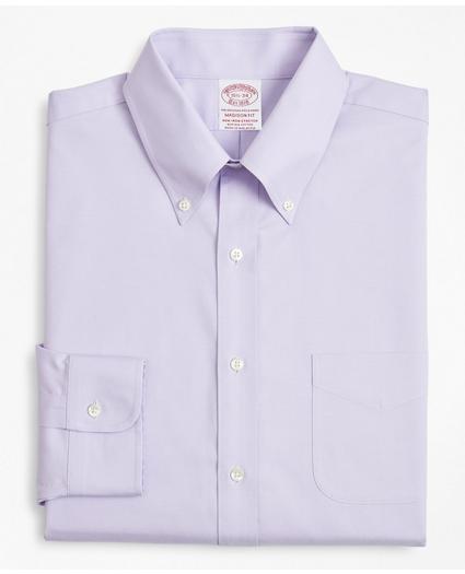 Stretch Madison Relaxed-Fit Dress Shirt, Non-Iron Pinpoint Button-Down Collar, image 4