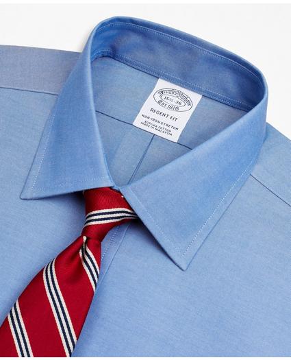 Stretch Regent Regular-Fit  Dress Shirt, Non-Iron Pinpoint Ainsley Collar, image 2
