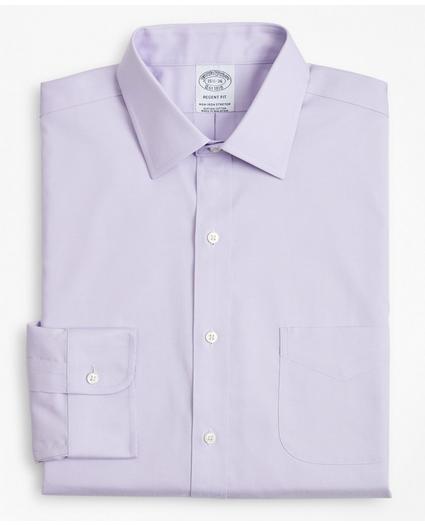 Stretch Regent Regular-Fit  Dress Shirt, Non-Iron Pinpoint Ainsley Collar, image 4