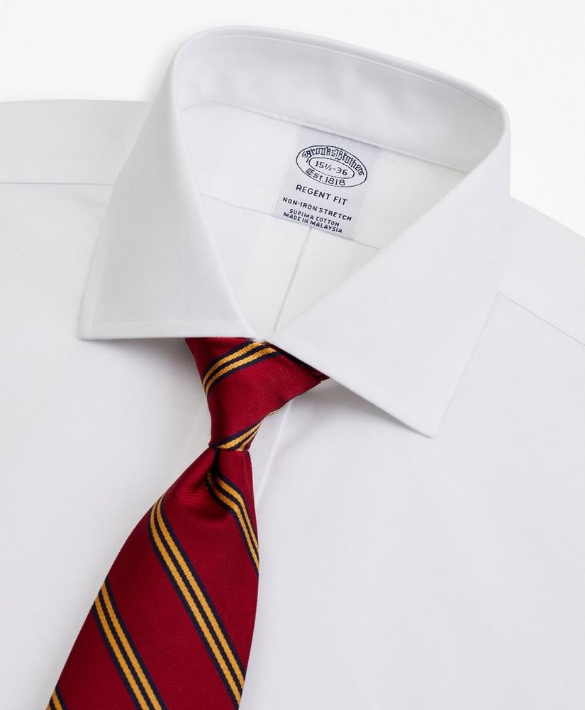 Stretch Regent Regular-Fit  Dress Shirt, Non-Iron Pinpoint English Collar, image 2