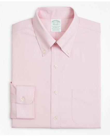 Stretch Milano Slim-Fit Dress Shirt, Non-Iron Pinpoint Button-Down Collar, image 4