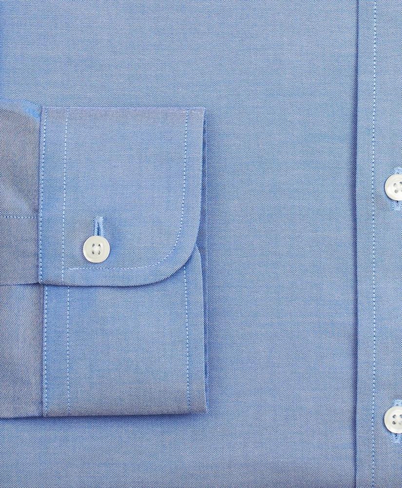 Stretch Milano Slim-Fit Dress Shirt, Non-Iron Pinpoint Ainsley Collar, image 3