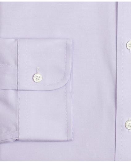 Stretch Milano Slim-Fit Dress Shirt, Non-Iron Pinpoint Ainsley Collar, image 3