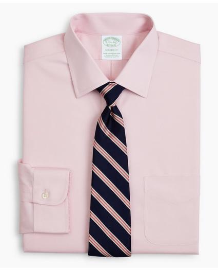 Stretch Milano Slim-Fit Dress Shirt, Non-Iron Pinpoint Ainsley Collar, image 1