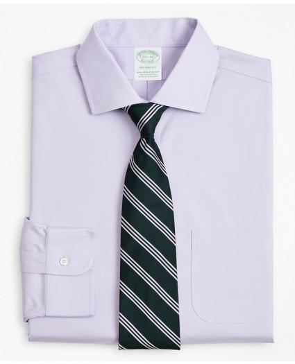 Stretch Milano Slim-Fit Dress Shirt, Non-Iron Pinpoint English Collar, image 1