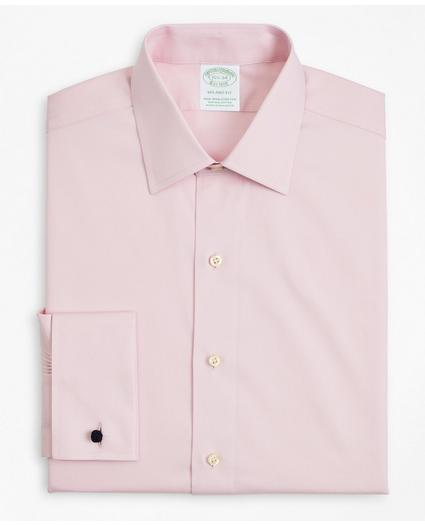 Stretch Milano Slim Fit Dress Shirt, Non-Iron Pinpoint Ainsley Collar French Cuff, image 4