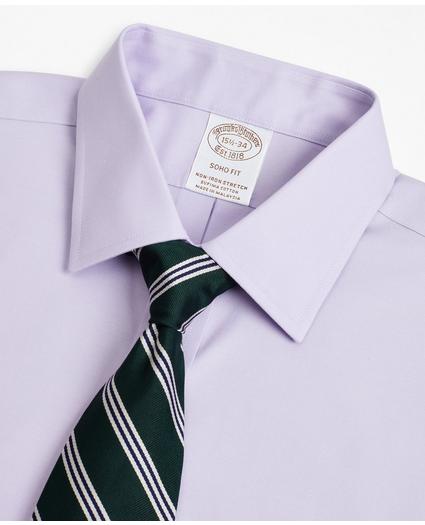 Stretch Soho Extra-Slim-Fit Dress Shirt, Non-Iron Pinpoint Ainsley Collar, image 2
