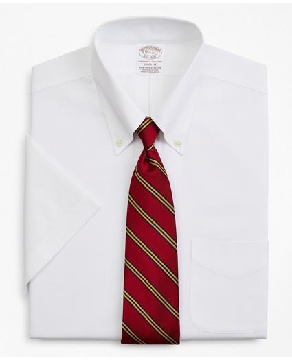 Stretch Soho Extra-Slim-Fit Dress Shirt, Non-Iron Pinpoint Short-Sleeve, image 1