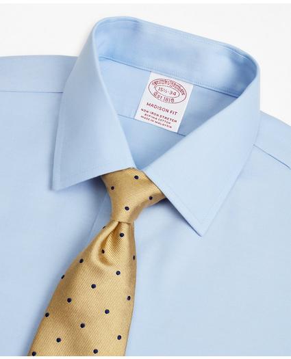 Stretch Madison Relaxed-Fit Dress Shirt, Non-Iron Twill Ainsley Collar, image 2