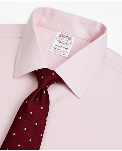 Stretch Madison Relaxed-Fit Dress Shirt, Non-Iron Twill Ainsley Collar, image 2