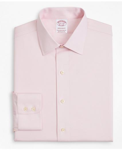 Stretch Madison Relaxed-Fit Dress Shirt, Non-Iron Twill Ainsley Collar, image 4