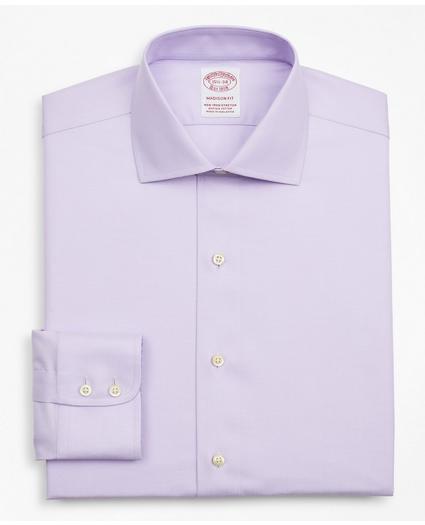 Stretch Madison Relaxed-Fit Dress Shirt, Non-Iron Twill English Collar, image 4