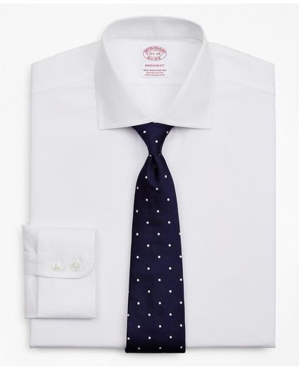 Stretch Madison Relaxed-Fit Dress Shirt, Non-Iron Twill English Collar, image 1