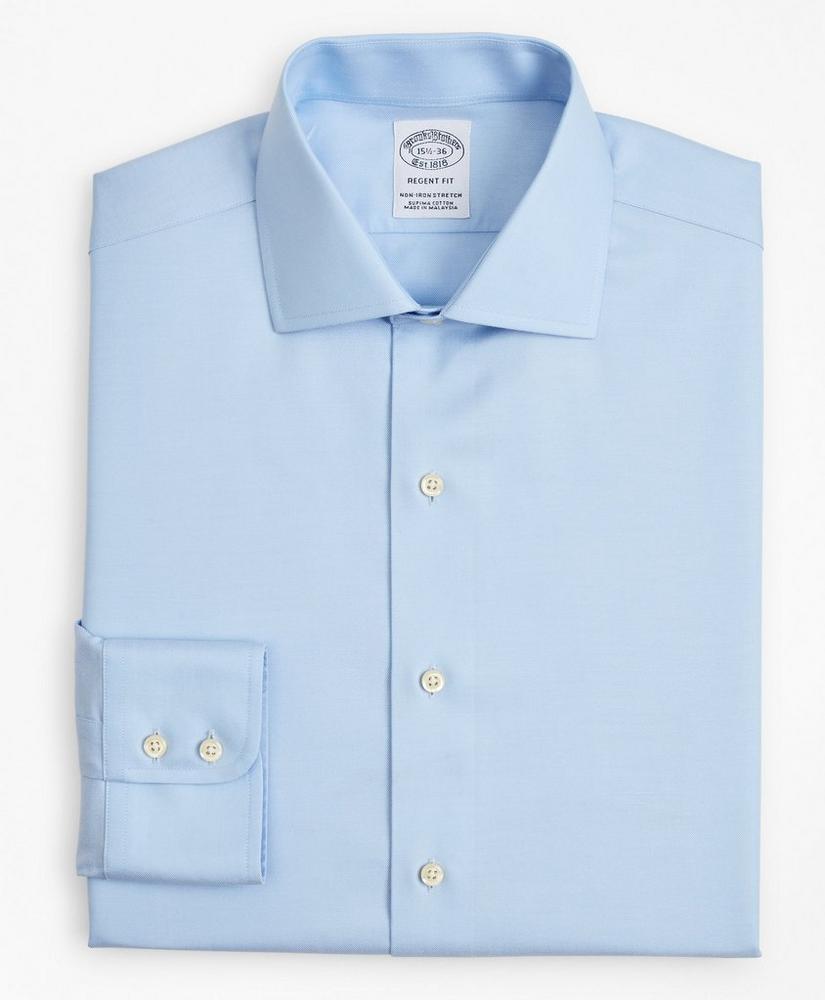 Stretch Regent Regular-Fit  Dress Shirt, Non-Iron Twill English Collar, image 4