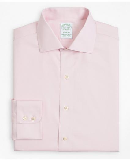 Stretch Milano Slim-Fit Dress Shirt, Non-Iron Twill English Collar, image 4