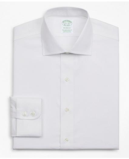 Stretch Milano Slim-Fit Dress Shirt, Non-Iron Twill English Collar, image 4