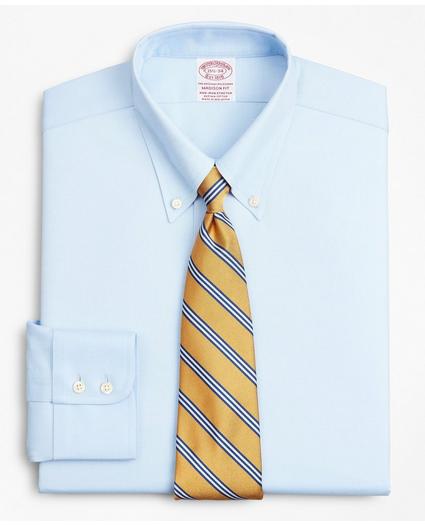 Stretch Madison Relaxed-Fit Dress Shirt, Non-Iron Royal Oxford Button-Down Collar, image 1