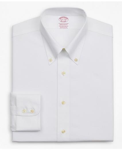 Stretch Madison Relaxed-Fit Dress Shirt, Non-Iron Royal Oxford Button-Down Collar, image 4