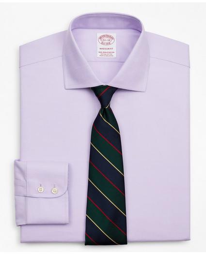 Stretch Madison Relaxed-Fit Dress Shirt, Non-Iron Royal Oxford English Collar, image 1