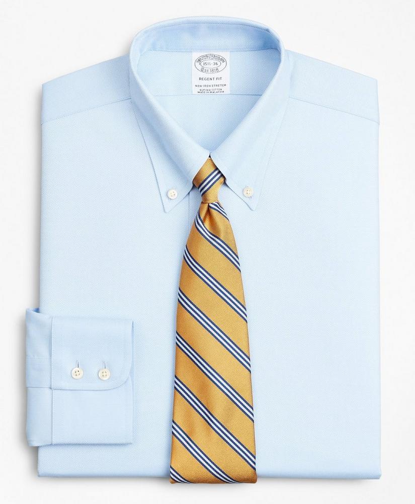 Stretch Regent Regular-Fit Dress Shirt, Non-Iron Royal Oxford Button-Down Collar, image 1