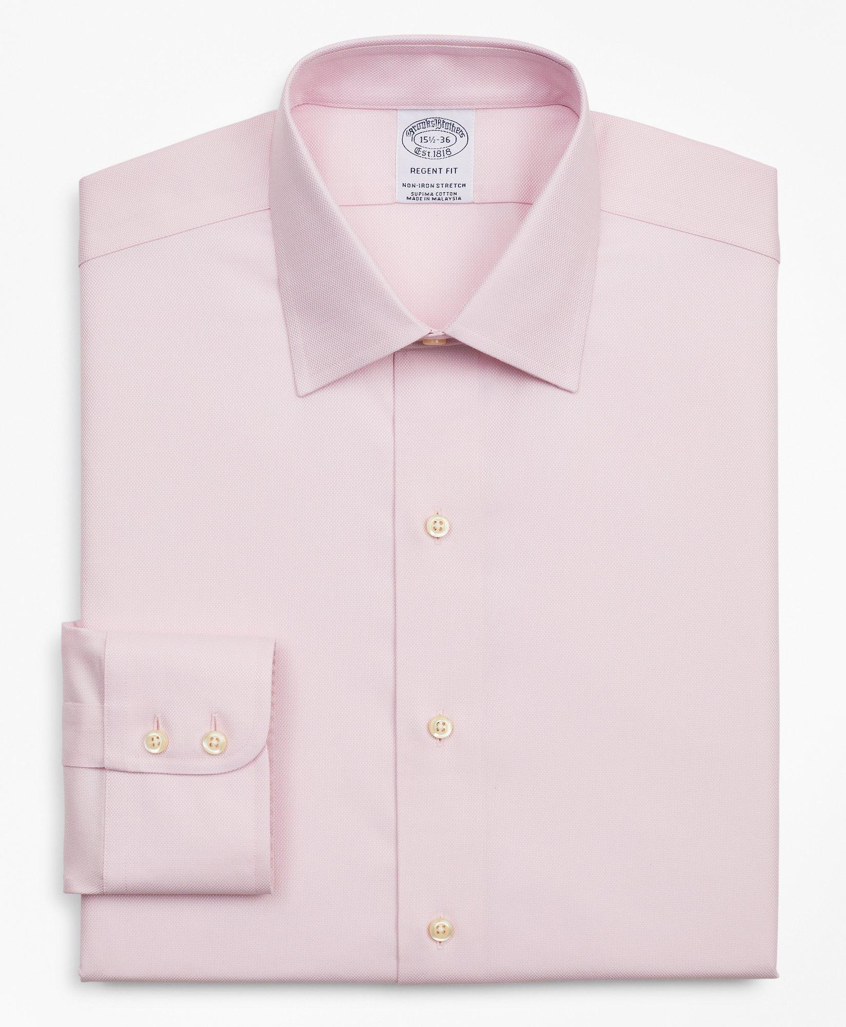 Stretch Regent Regular-Fit Dress Shirt, Non-Iron Royal Oxford Ainsley Collar