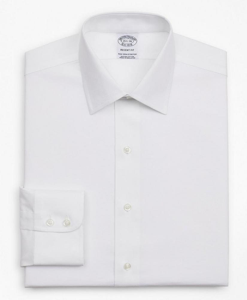 Stretch Regent Regular-Fit Dress Shirt, Non-Iron Royal Oxford Ainsley Collar, image 4