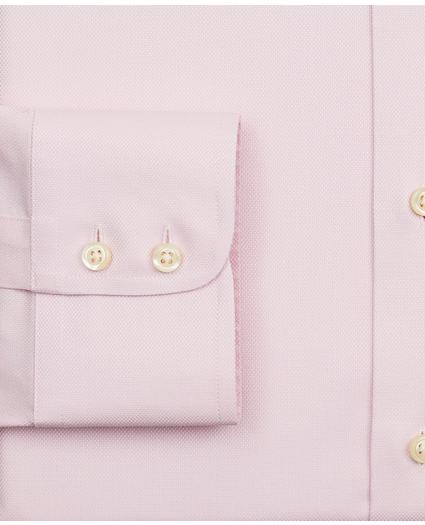 Stretch Milano Slim-Fit Dress Shirt, Non-Iron Royal Oxford Button-Down Collar, image 3