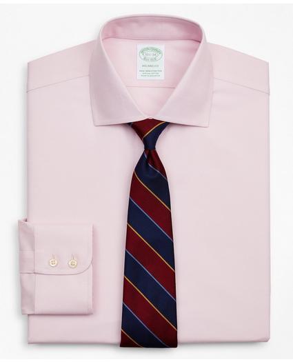Stretch Milano Slim-Fit Dress Shirt, Non-Iron Royal Oxford English Collar, image 1
