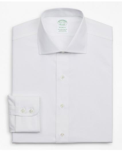 Stretch Milano Slim-Fit Dress Shirt, Non-Iron Royal Oxford English Collar, image 4