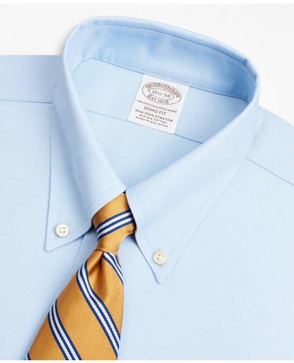 Stretch Soho Extra-Slim-Fit Dress Shirt, Non-Iron Royal Oxford Button-Down Collar, image 2
