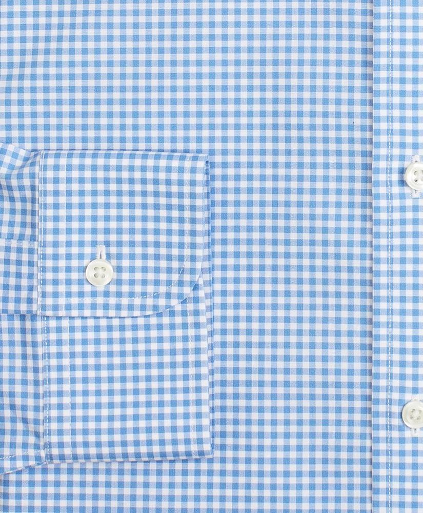 Stretch Madison Relaxed-Fit Dress Shirt, Non-Iron Poplin Button-Down Collar Gingham, image 3