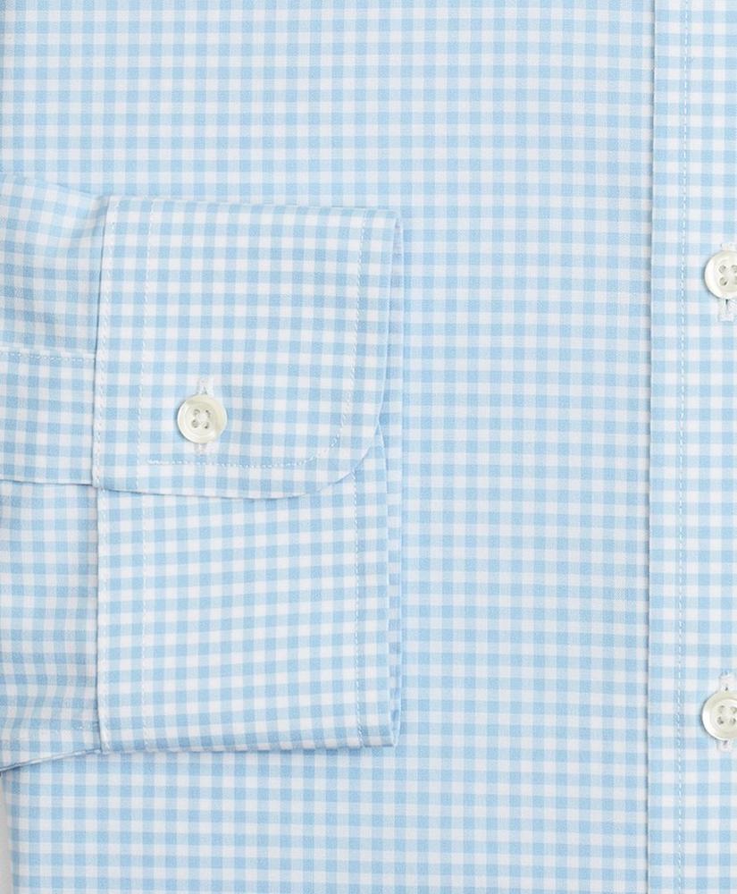 Stretch Madison Relaxed-Fit Dress Shirt, Non-Iron Poplin Ainsley Collar Gingham, image 3