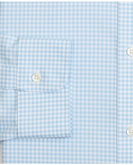 Stretch Madison Relaxed-Fit Dress Shirt, Non-Iron Poplin Ainsley Collar Gingham, image 3
