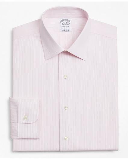 Stretch Madison Relaxed-Fit Dress Shirt, Non-Iron Poplin Ainsley Collar Fine Stripe, image 4