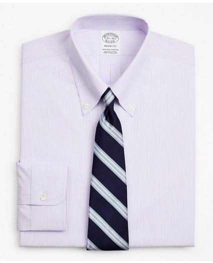Stretch Regent Regular-Fit  Dress Shirt, Non-Iron Poplin Button-Down Collar Fine Stripe, image 1