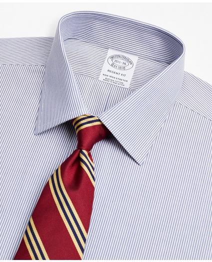 Stretch Regent Regular-Fit  Dress Shirt, Non-Iron Poplin Ainsley Collar Fine Stripe, image 2