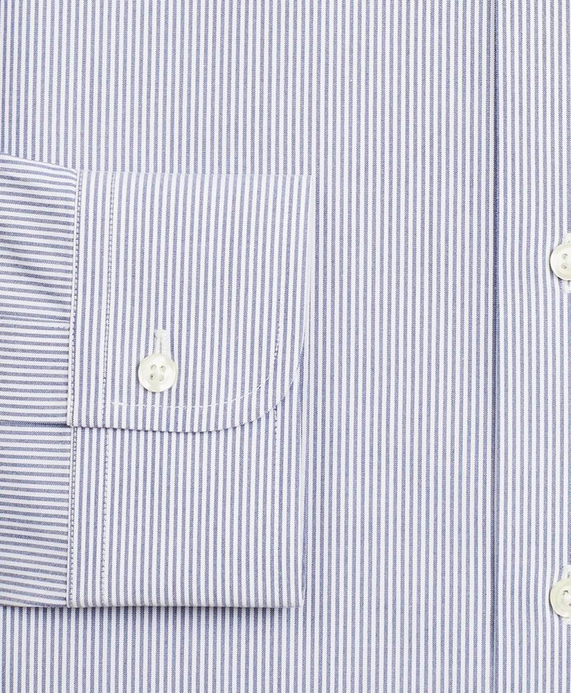 Stretch Regent Regular-Fit  Dress Shirt, Non-Iron Poplin English Collar Fine Stripe, image 3