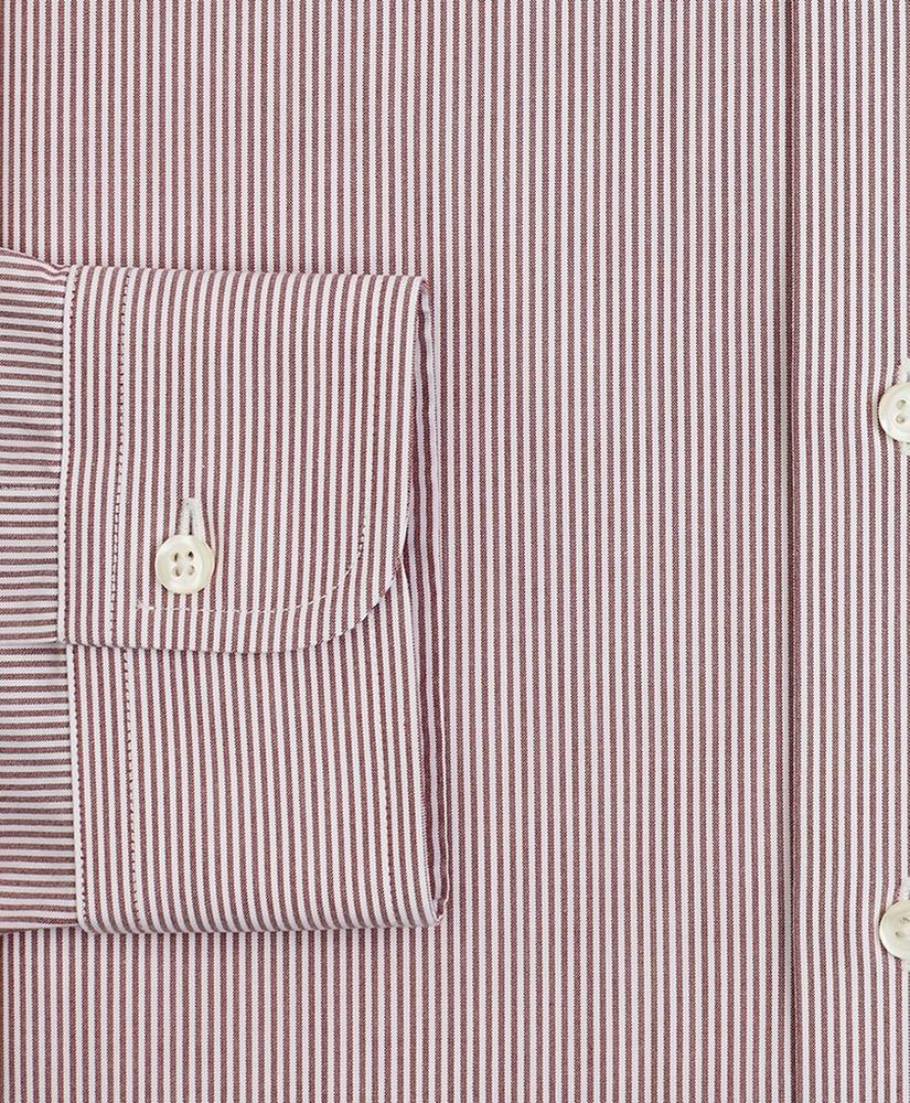 Stretch Soho Extra-Slim-Fit Dress Shirt, Non-Iron Poplin Button-Down Collar Fine Stripe, image 3