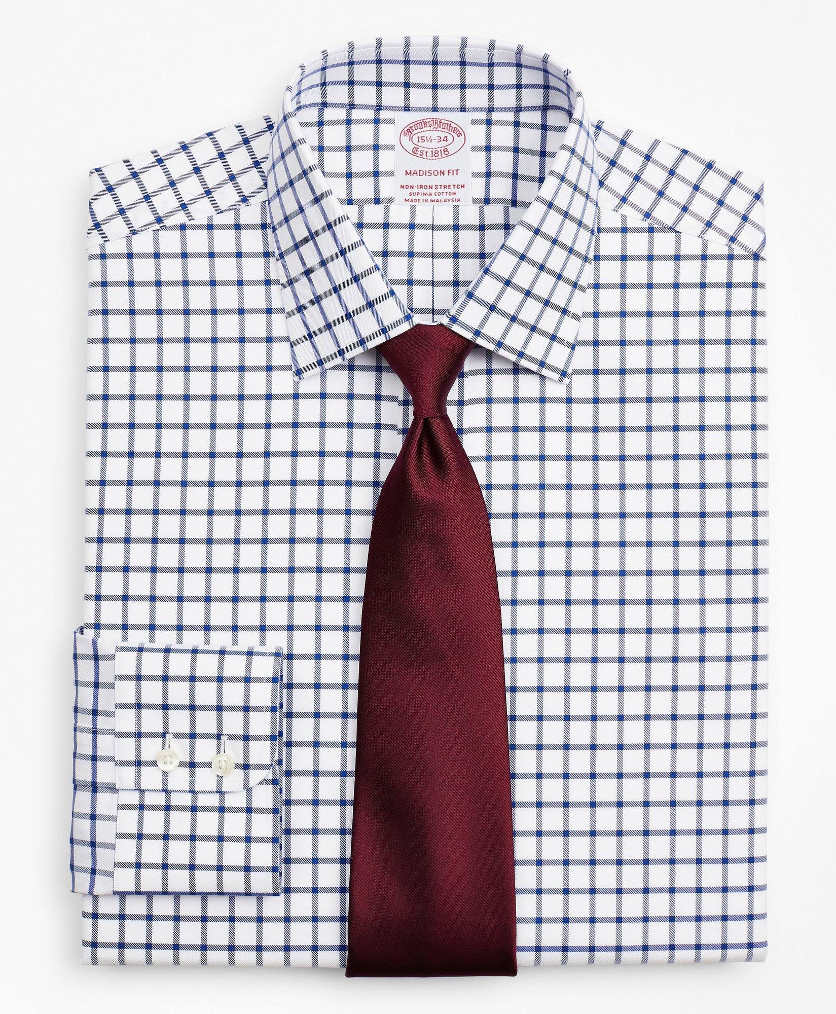 Twill Grid Check Shirts | Brooks Brothers