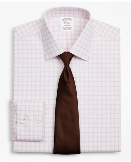 Stretch Soho Extra-Slim-Fit Dress Shirt, Non-Iron Twill Ainsley Collar Grid Check, image 1