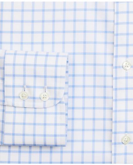 Stretch Soho Extra-Slim-Fit Dress Shirt, Non-Iron Twill English Collar Grid Check, image 3