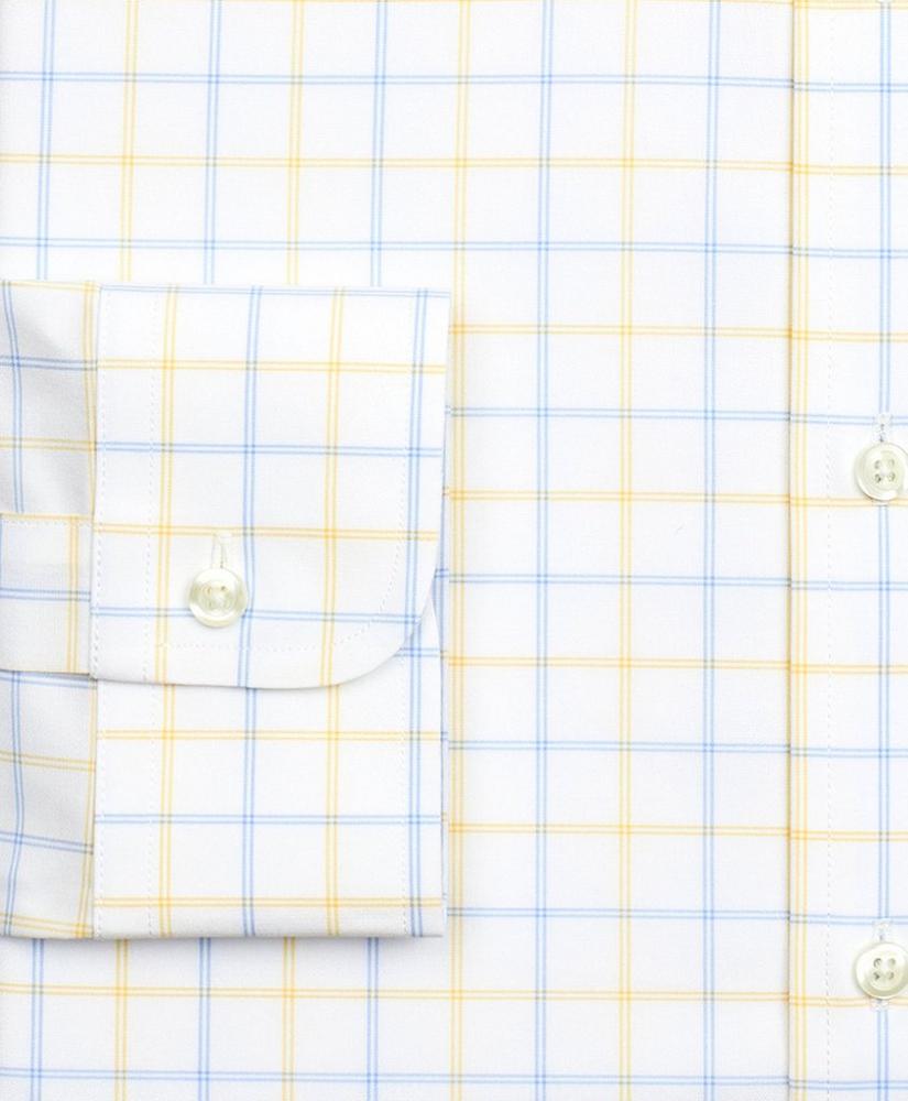Stretch Soho Extra-Slim-Fit Dress Shirt, Non-Iron Poplin Ainsley Collar Double-Grid Check, image 3