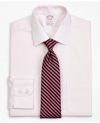 Stretch Madison Relaxed-Fit Dress Shirt, Non-Iron Twill Ainsley Collar Micro-Check, image 1