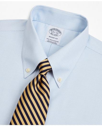 Stretch Regent Regular-Fit Dress Shirt, Non-Iron Twill Button-Down Collar Micro-Check, image 2