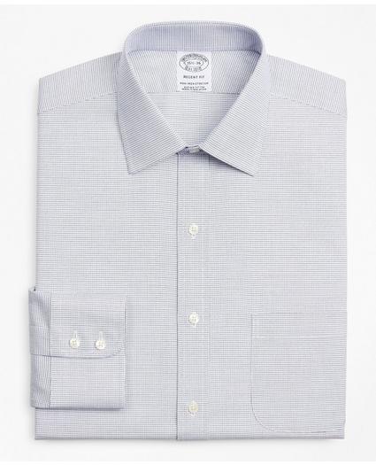 Stretch Regent Regular-Fit Dress Shirt, Non-Iron Twill Ainsley Collar Micro-Check, image 4